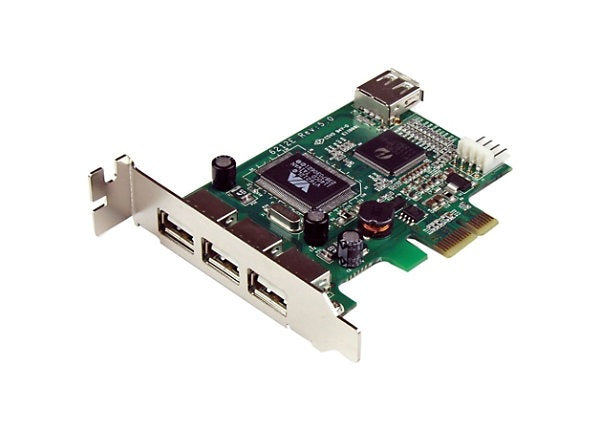 StarTech 4-Port Low Profile PCIe USB 2.0 Expansion Card