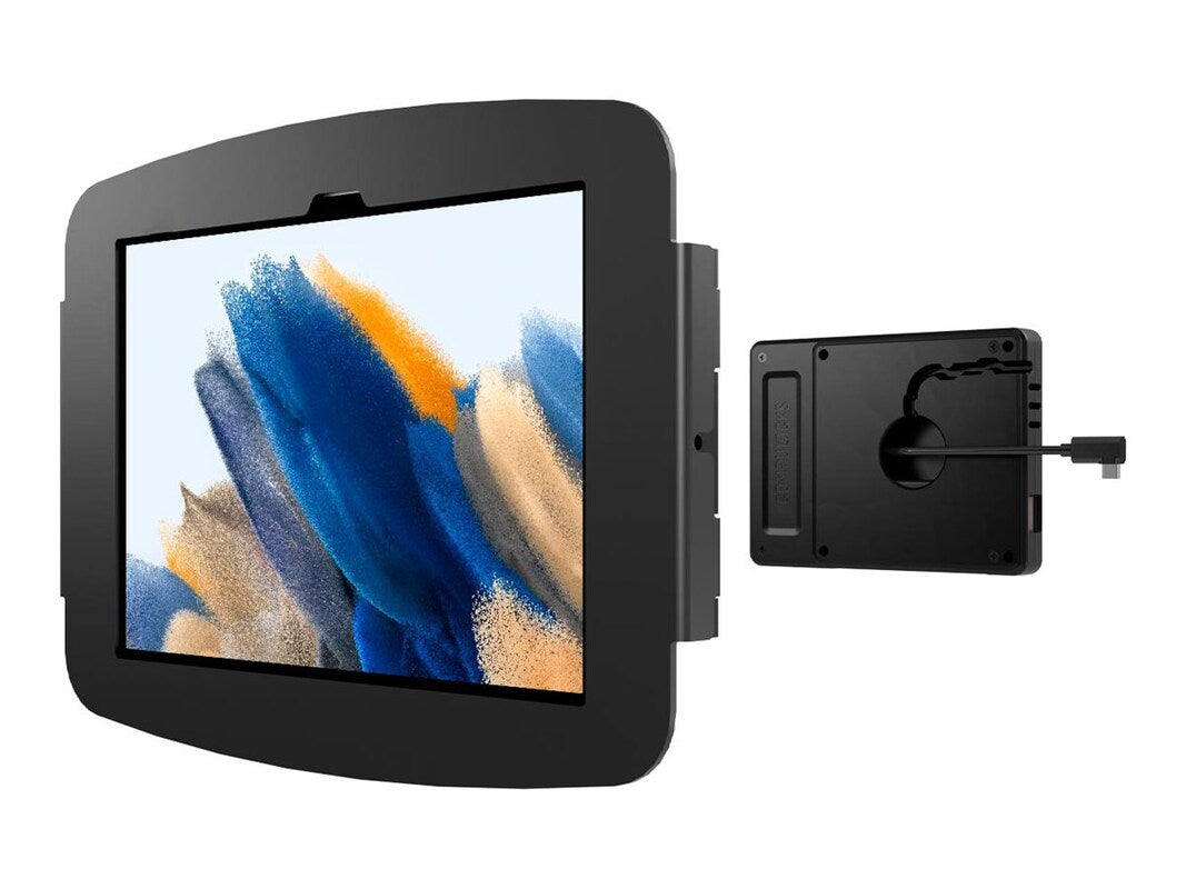 Support mural et hub COMPULOCKS pour Galaxy Tab A8 10,5 pouces, noir