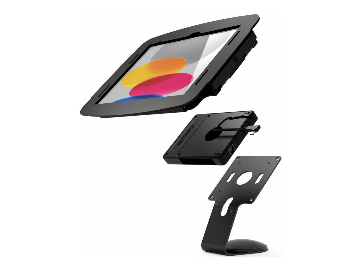 Boîtier mural COMPULOCKS pour iPad 10e-11e génération + hub, noir