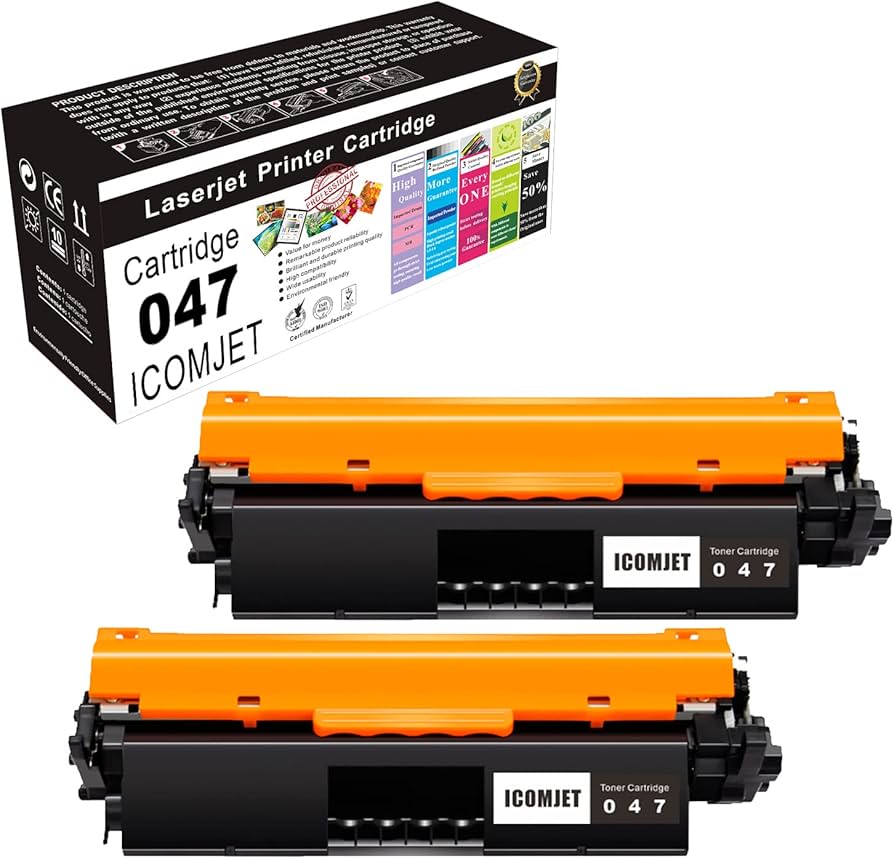 Cartouche de toner noir Canon 047, originale, jusqu'à 1 600 pages