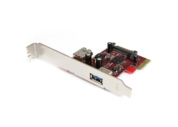 Carte StarTech PCIe USB 3.0 à 2 ports (1 interne, 1 externe) - PEXUSB3S11