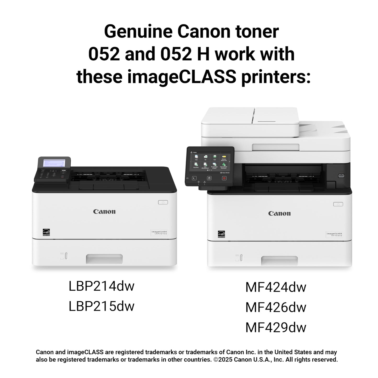 Canon 052 High Capacity Black Toner Cartridge, 9200 Pages