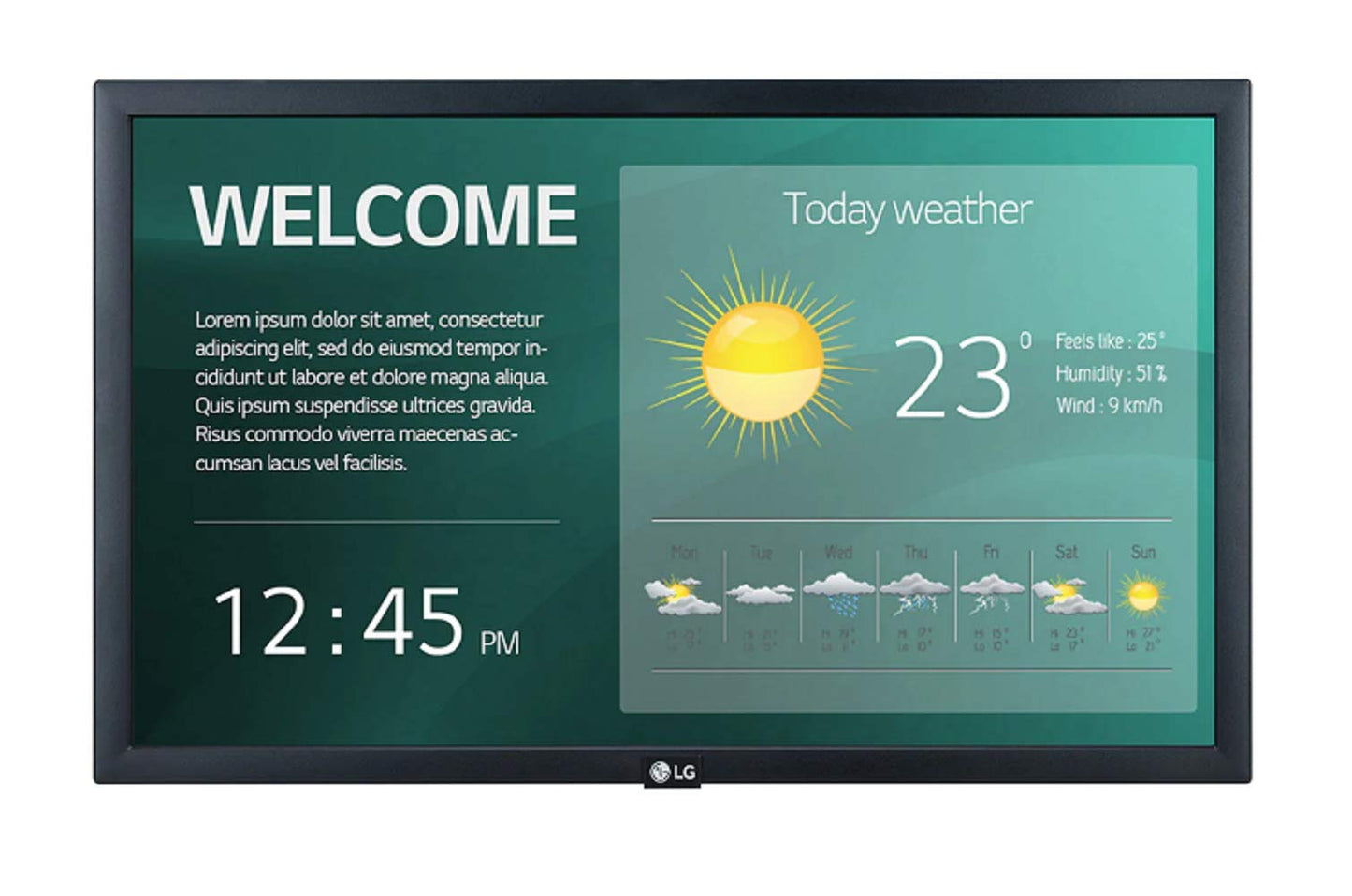 Moniteur LG 22SM3G-B 22" FHD IPS avec Wi-Fi et HDMI