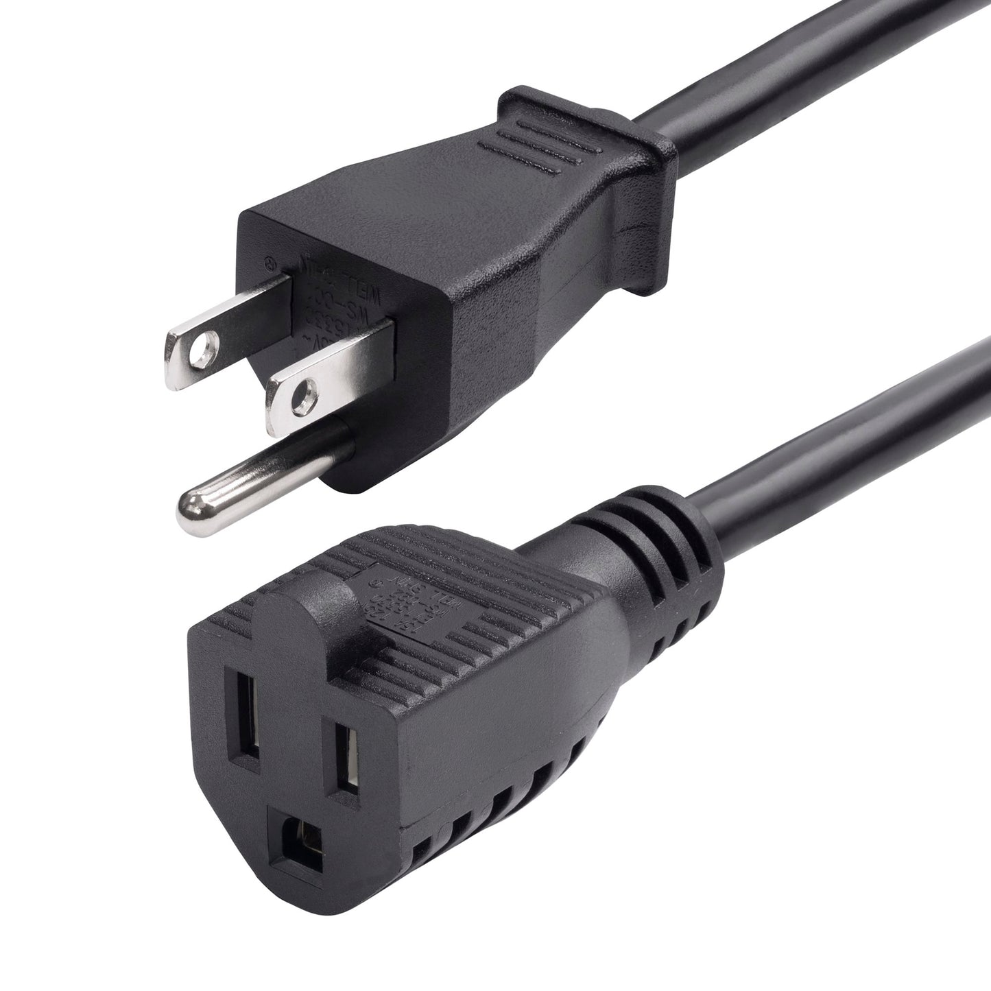 Rallonge d'alimentation StarTech 3 m NEMA 5-15P vers 5-15R, 10 A 125 V, 18 AWG