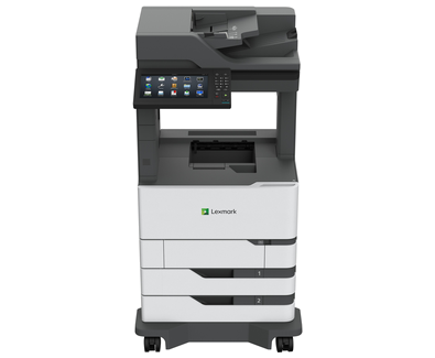 Imprimante multifonction monochrome Lexmark MX822ADE, conforme TAA, CAC, 55 ppm