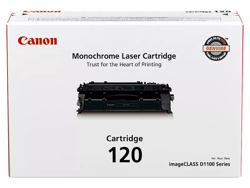 CANON Cartridge 120 Black Toner - CRG120 - for Canon imageCLASS D1320, D1350, D1370, D1120, D1120RF, D1150, D1150RF, D1170, D1170RF, D1180, D1180RF - 5,000 pages - 2617B001AA. Designed specifically for consistent black laser output and reliable volume yields in compatible Canon imageCLASS printers.