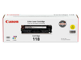 CANON Cartridge 118 Yellow Toner is a high-quality laser consumable designed specifically for various Canon imageCLASS printers. It delivers vibrant yellow color output with a yield of up to 2,900 pages at 5% coverage, making it an ideal choice for business environments focused on professional color printing. Compatible with multiple models, it ensures consistent results and dependable performance.