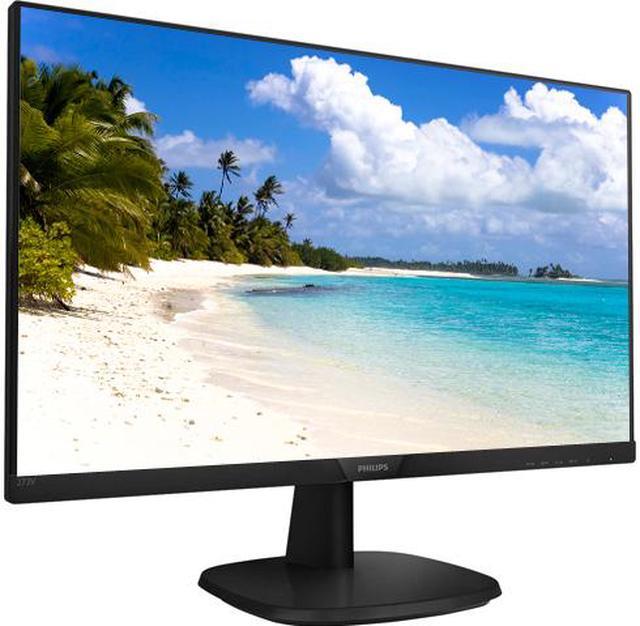 PHILIPS 273V7QJAB 27" FHD IPS LCD Monitor, 75Hz, HDMI/DP/VGA
