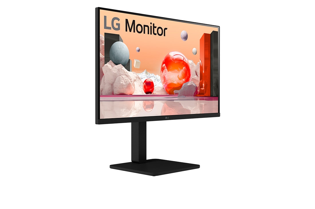 Moniteur IPS FHD LG 27BA450-B 27 pouces avec HDMI, D-Sub et support inclinable/pivotant