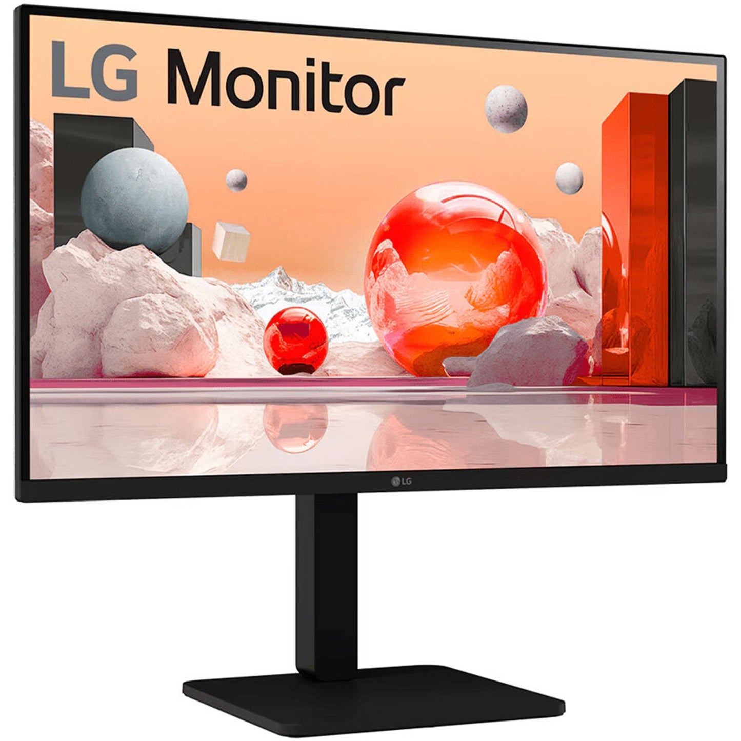 Moniteur IPS FHD LG 27BA560-B 27 pouces, HDMI, USB, pivotant/inclinable/pivotant, sRGB 99 %