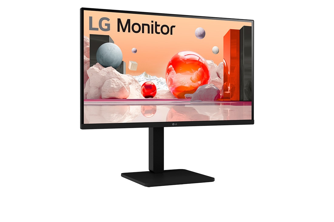 Moniteur IPS FHD LG 27BA560-B 27 pouces, HDMI, USB, pivotant/inclinable/pivotant, sRGB 99 %