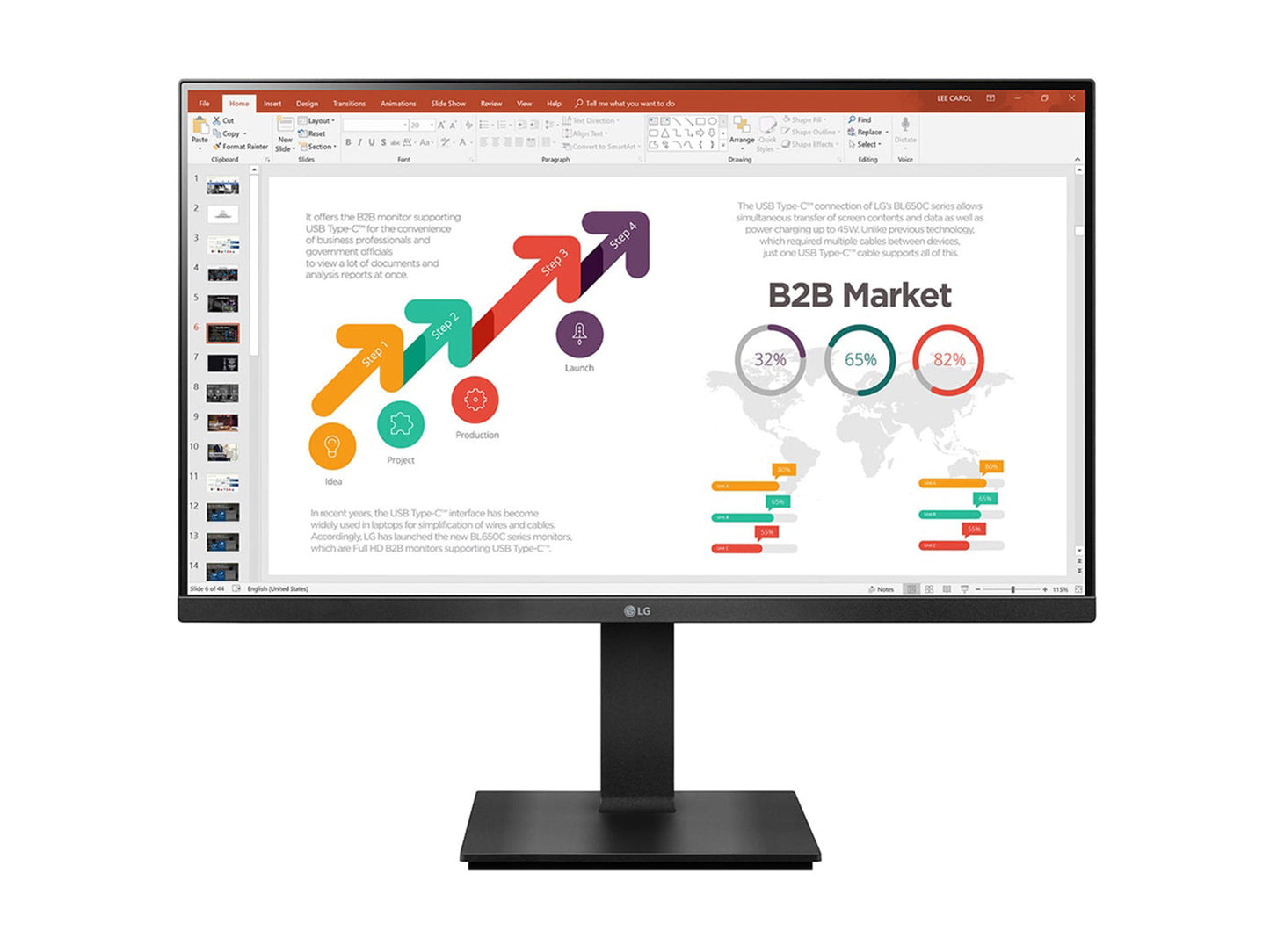 Moniteur LG 27BP450Y-I 27" IPS FHD avec HDMI et DisplayPort