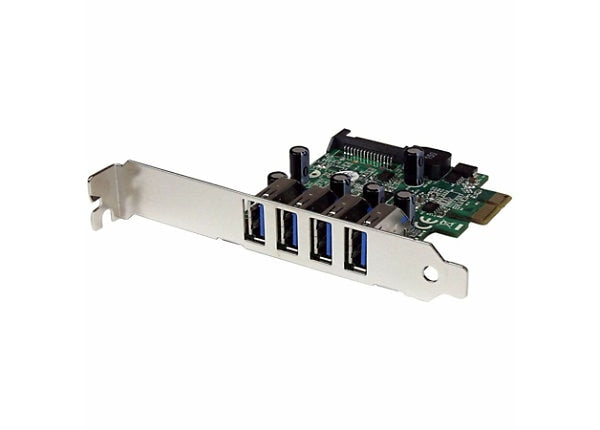 StarTech 4-Port USB 3.0 PCIe Controller Card with UASP & SATA Power