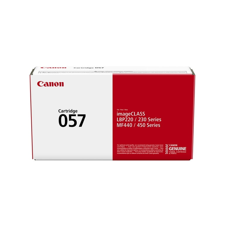 Canon Cartridge 057 Black Toner, Standard Yield, 3009C001