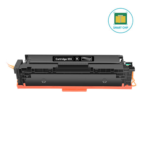 Canon 055 Black Toner Cartridge, Standard Yield, 3016C001