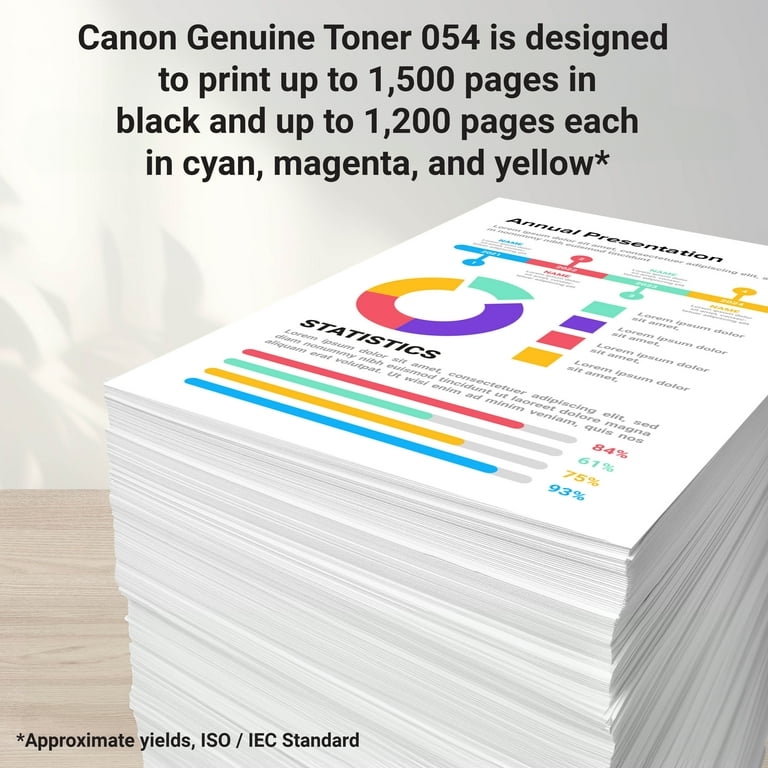 Cartouche de toner jaune Canon 054, rendement standard (3021C001)