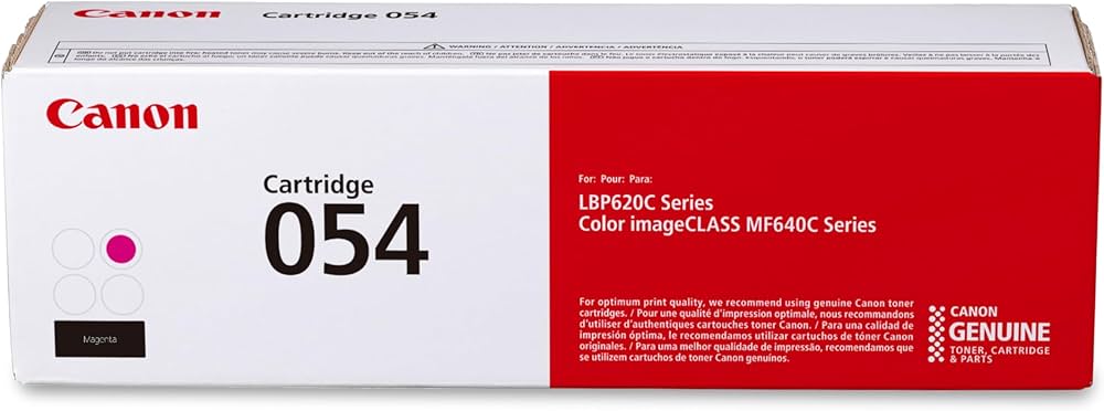 Cartouche de toner magenta Canon 054, rendement standard, 3022C001