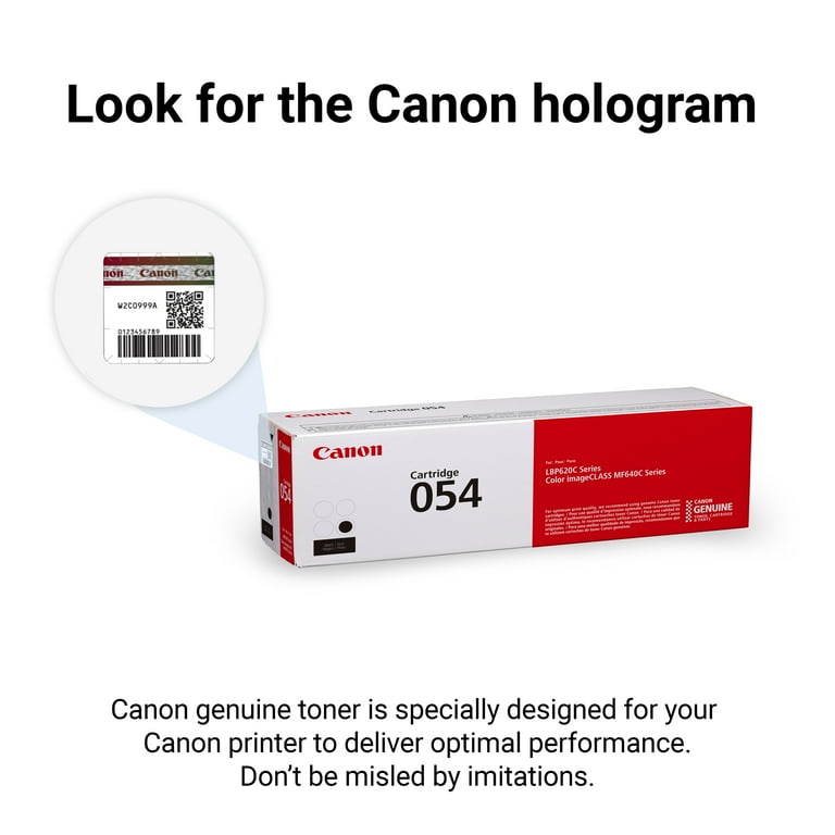 Canon 054 Black Toner Cartridge, Standard Capacity (3024C001)