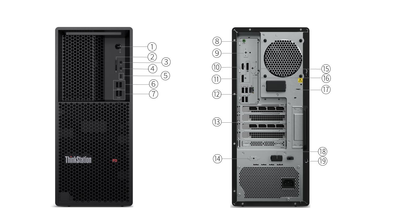 Lenovo ThinkStation P3 Tour i5-13500 32 Go SSD 1 To RTX 4500 W11P