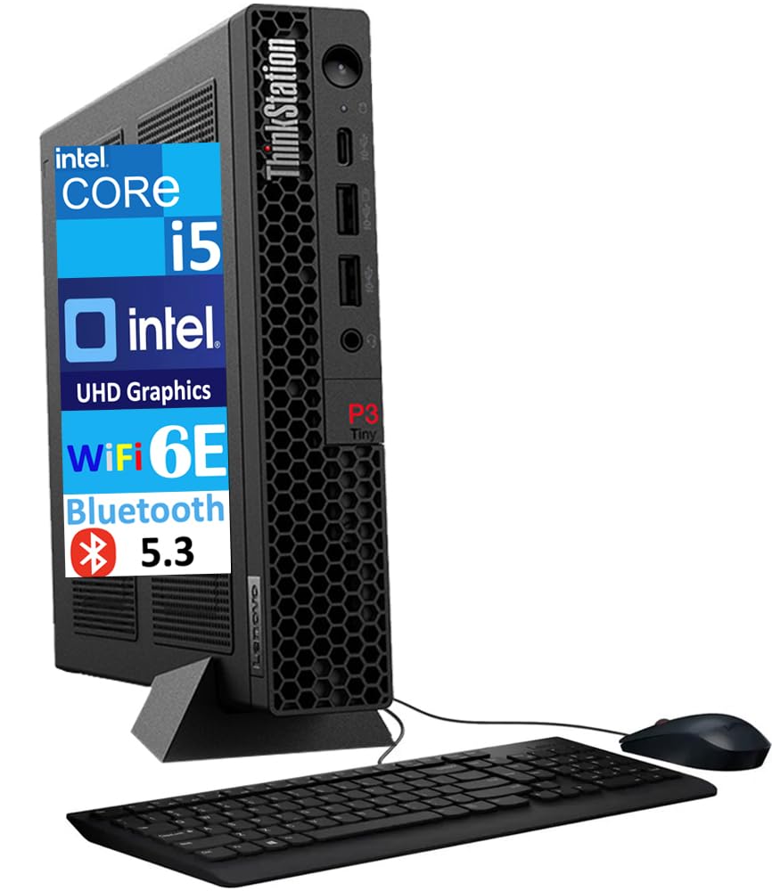 Lenovo ThinkStation P3 Tiny, i5-13500, 32 Go de RAM, SSD 1 To, Windows 11 Pro
