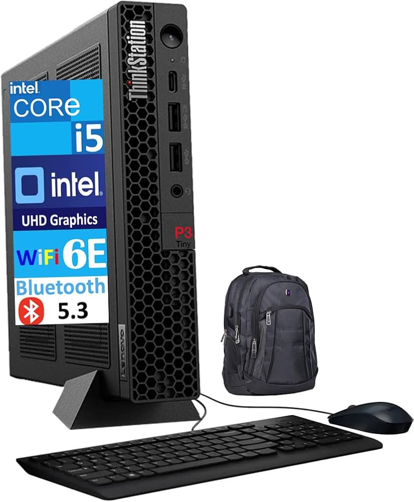 Lenovo ThinkStation P3 Tiny, i5-13500, 32 Go de RAM, SSD 1 To, Windows 11 Pro