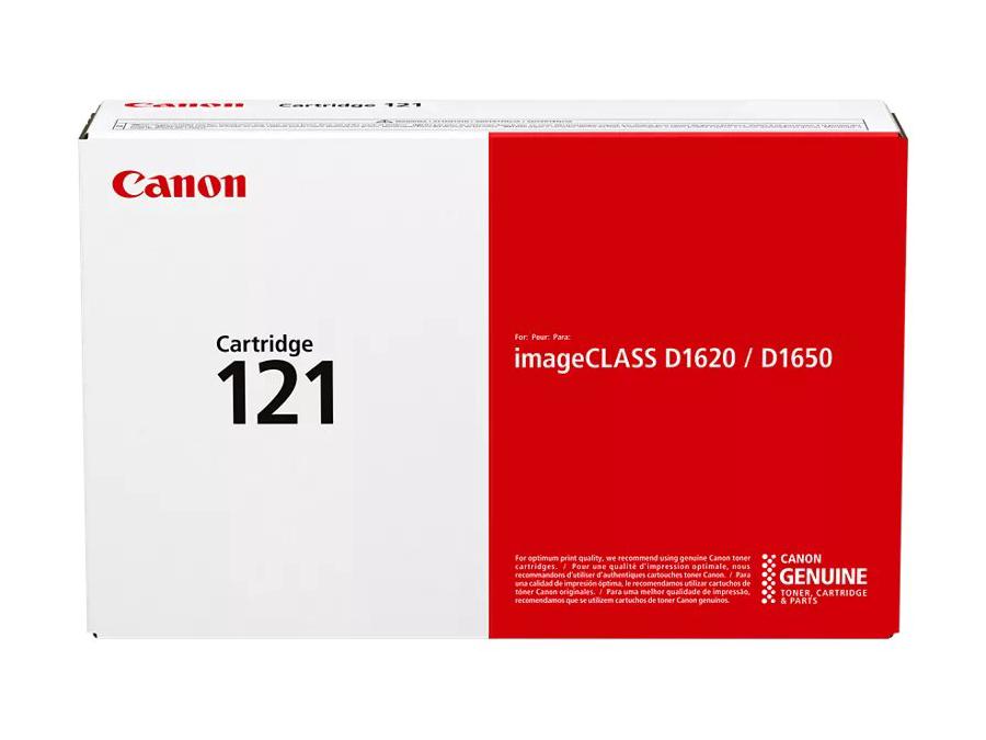 Canon Cartridge 121 is a standard yield black toner cartridge engineered for use with the D1600 Series laser printers. It delivers up to 5,000 pages based on ISO/IEC yield standards, ensuring consistent results and reliable document output for office environments.
