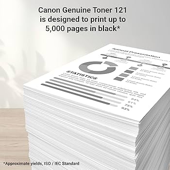 Canon Cartridge 121 Black, Standard Yield Toner - 5,000 pages