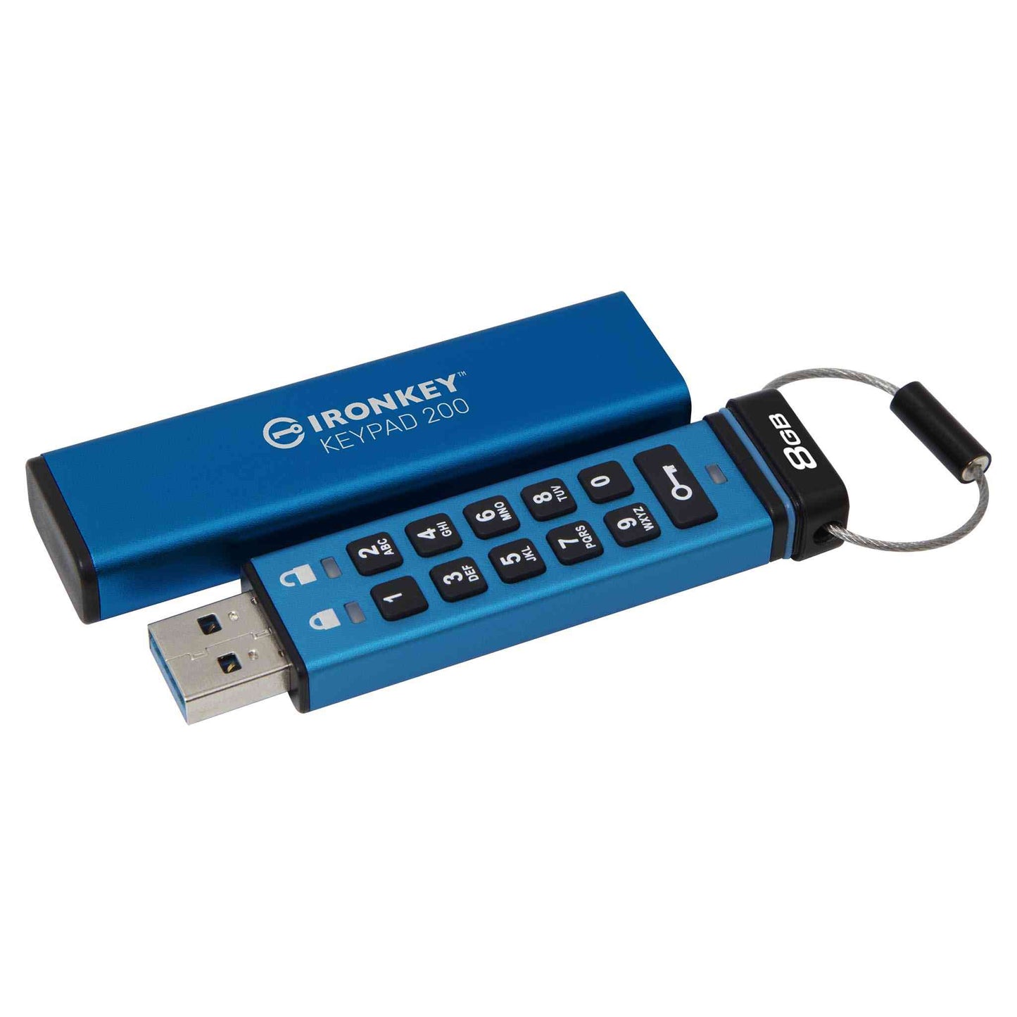 Clé USB 3.2 cryptée Kingston IronKey Keypad 200 32 Go