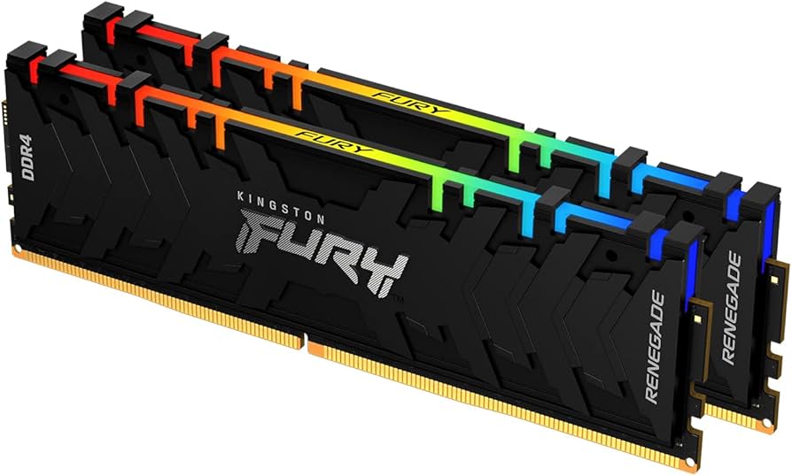 Kit Kingston Fury Renegade RGB 32 Go DDR4 3 600 MT/s CL16 (2 x 16 Go)