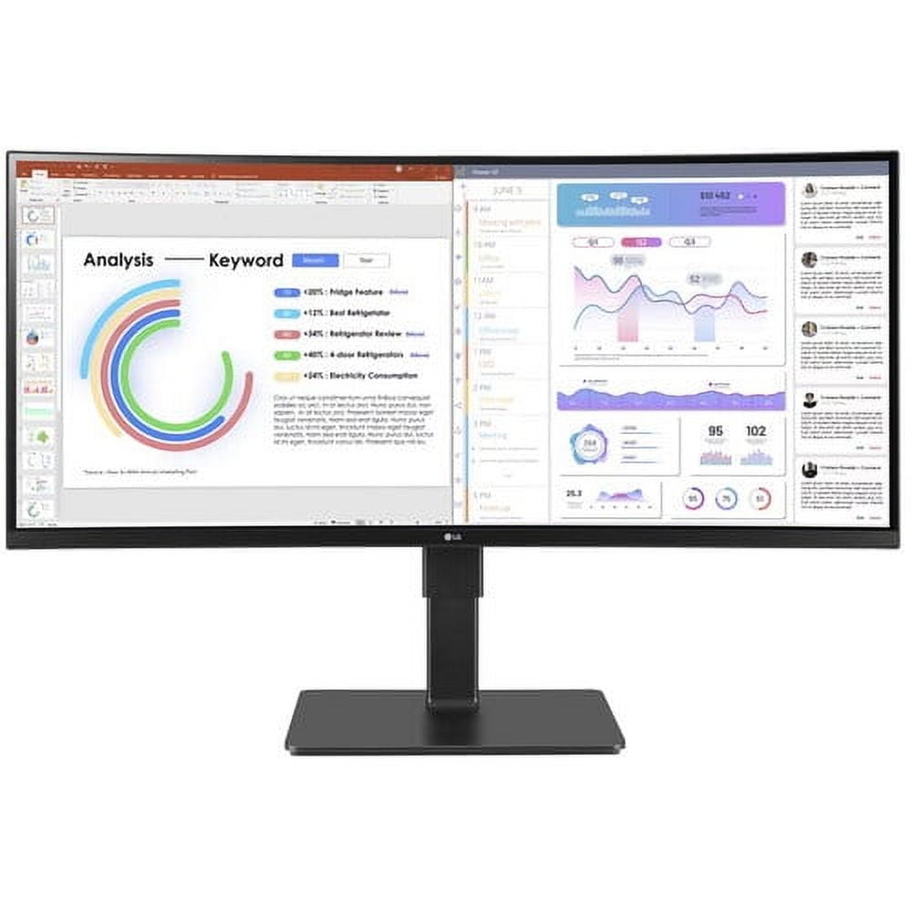 Moniteur IPS WQHD incurvé LG 34BQ77QE-B 34 pouces avec USB-C et HDR