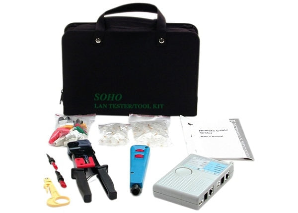 StarTech RJ45 Network Installer Tool Kit with Tester and Case
