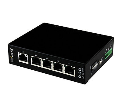 StarTech 5-Port Industrial Gigabit Unmanaged Switch, IP30, DIN Rail