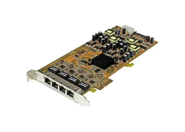 StarTech 4-Port Gigabit PoE PCIe Network Card - ST4000PEXPSE