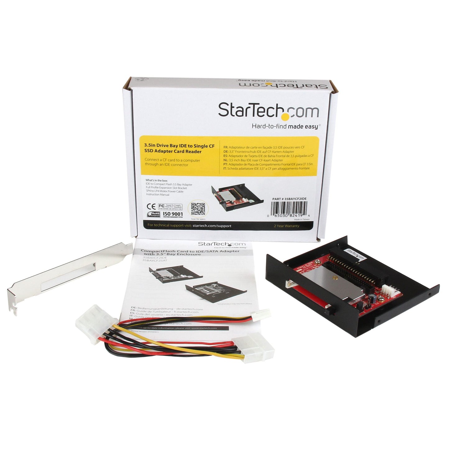 StarTech 3.5in Drive Bay IDE to CF Adapter Card