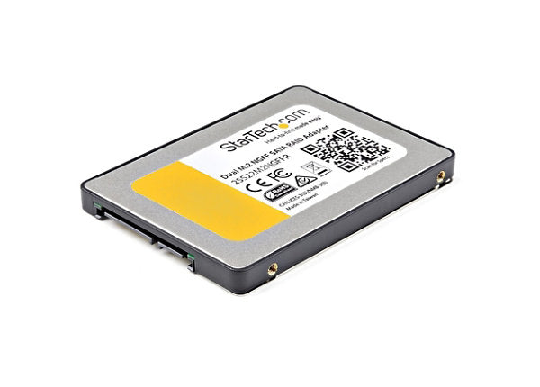 StarTech Dual M.2 SATA SSD to 2.5" RAID Adapter - 25S22M2NGFFR