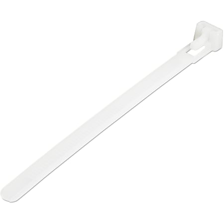 STARTECH 5" Reusable Nylon Cable Ties, 100-Pack, White