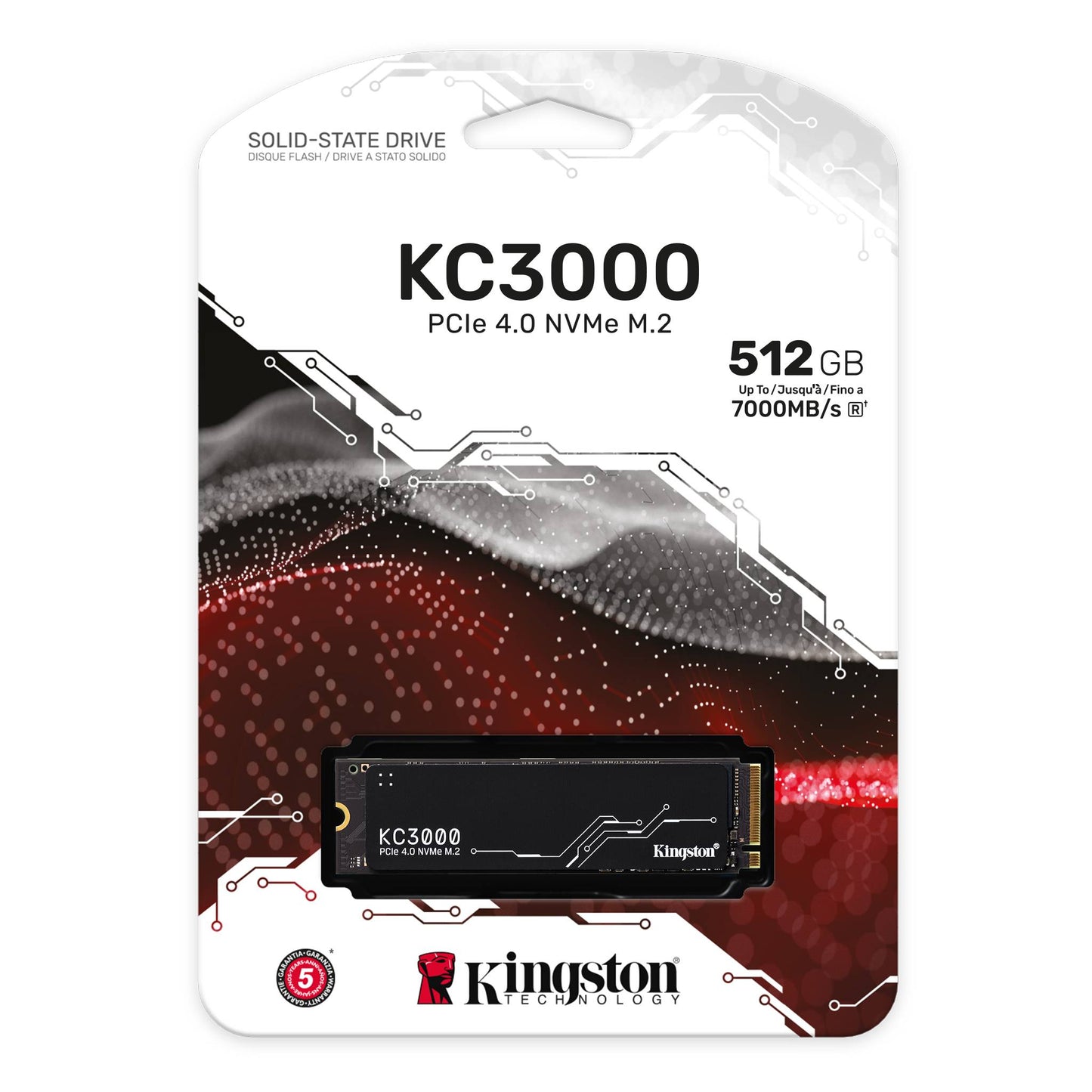 SSD Kingston KC3000 4 To PCIe 4.0 NVMe M.2