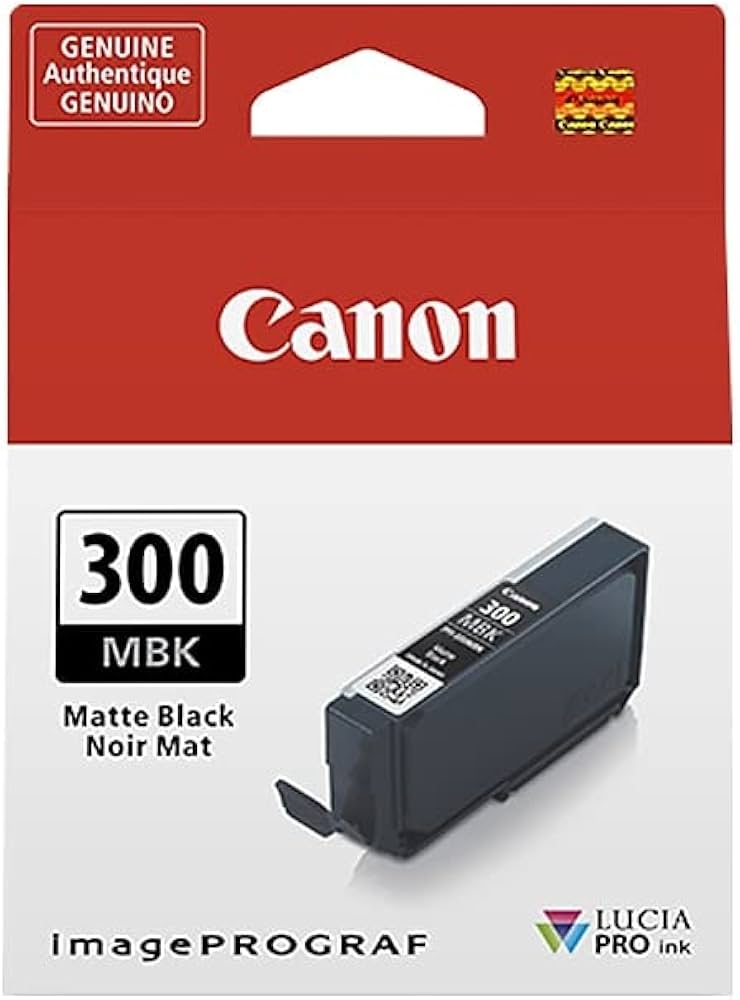 Réservoir d'encre noir mat Canon PFI-300 pour imagePROGRAF PRO-300