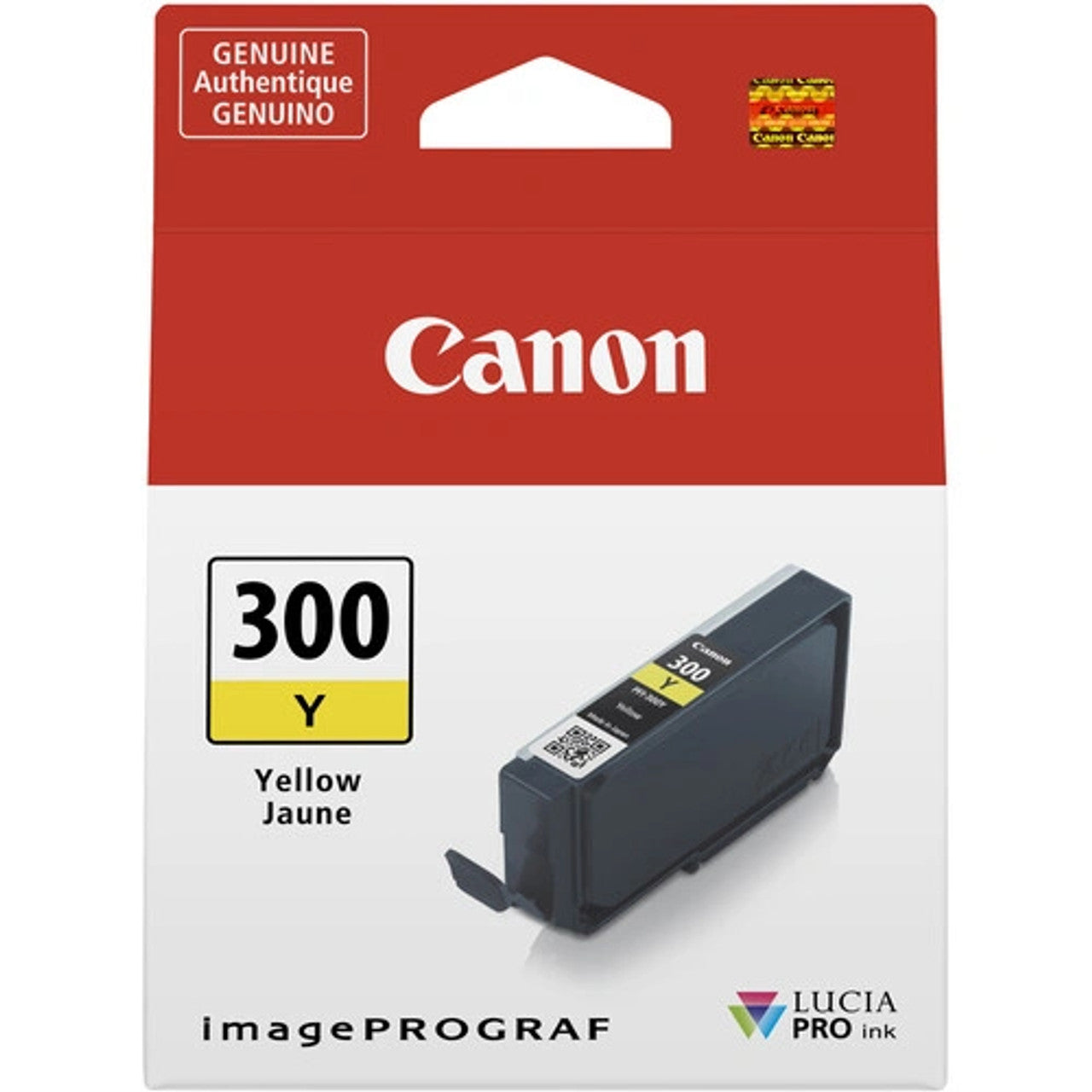Réservoir d'encre jaune Canon PFI-300 pour imagePROGRAF PRO-300