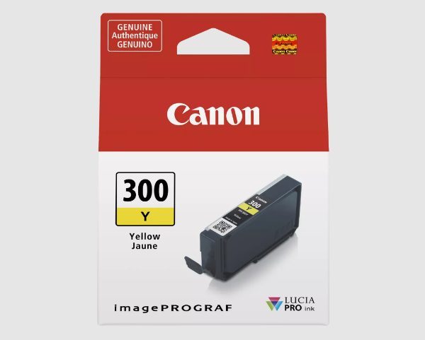 Réservoir d'encre jaune Canon PFI-300 pour imagePROGRAF PRO-300