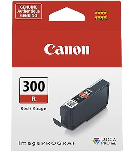 Réservoir d'encre rouge Canon PFI-300 pour imagePROGRAF PRO-300