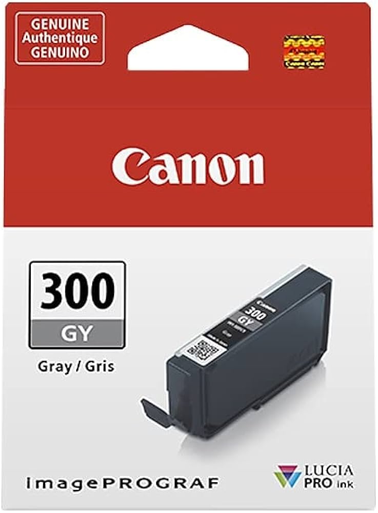 Réservoir d'encre grise Canon PFI-300 pour ImagePROGRAF PRO-300