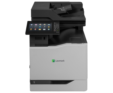Imprimante multifonction Lexmark CX825de TAA avec CAC, 55 ppm, laser, couleur