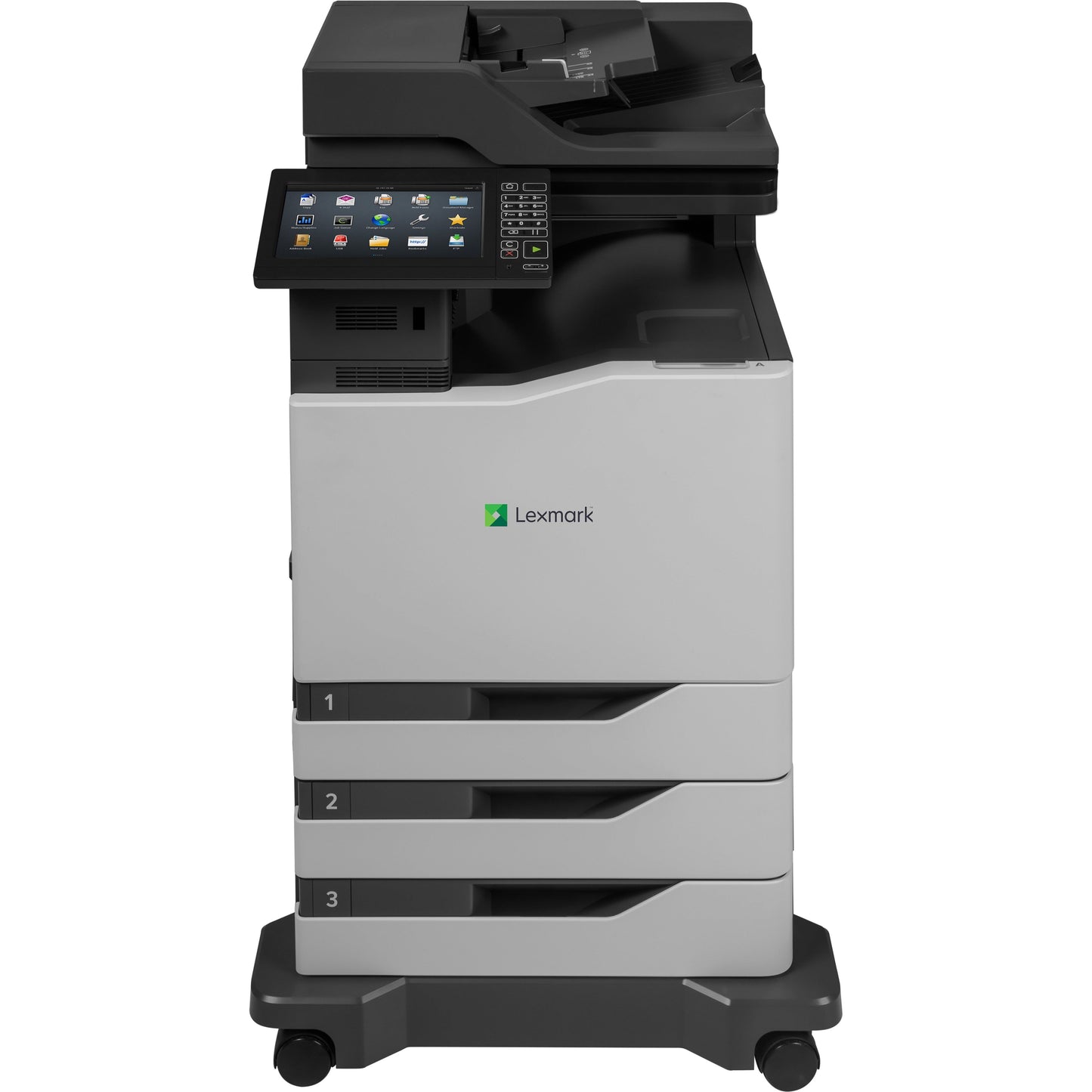 Imprimante multifonction laser couleur Lexmark CX825dte, compatible TAA LV CAC, 55 ppm