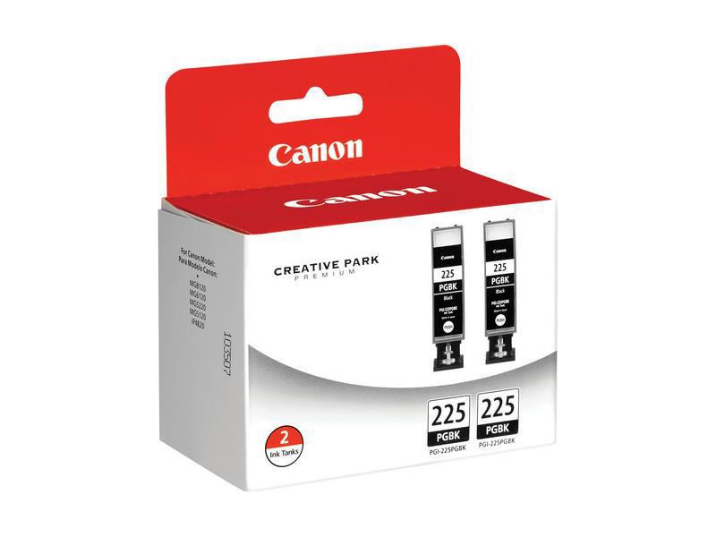 The Canon PGI-225 Black Twin Pack includes two high-quality ink cartridges designed specifically for various Canon inkjet printers. With dependable black output and TAA compliance, this cartridge pack offers optimal printing performance for both home and office needs. Compatible with a broad range of Canon devices, it ensures consistent results and reduced downtime.