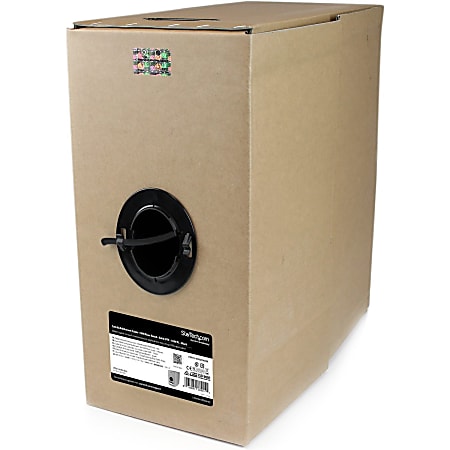 StarTech 1000ft Cat6 CMR Ethernet Cable, Gray, Solid 23AWG UTP