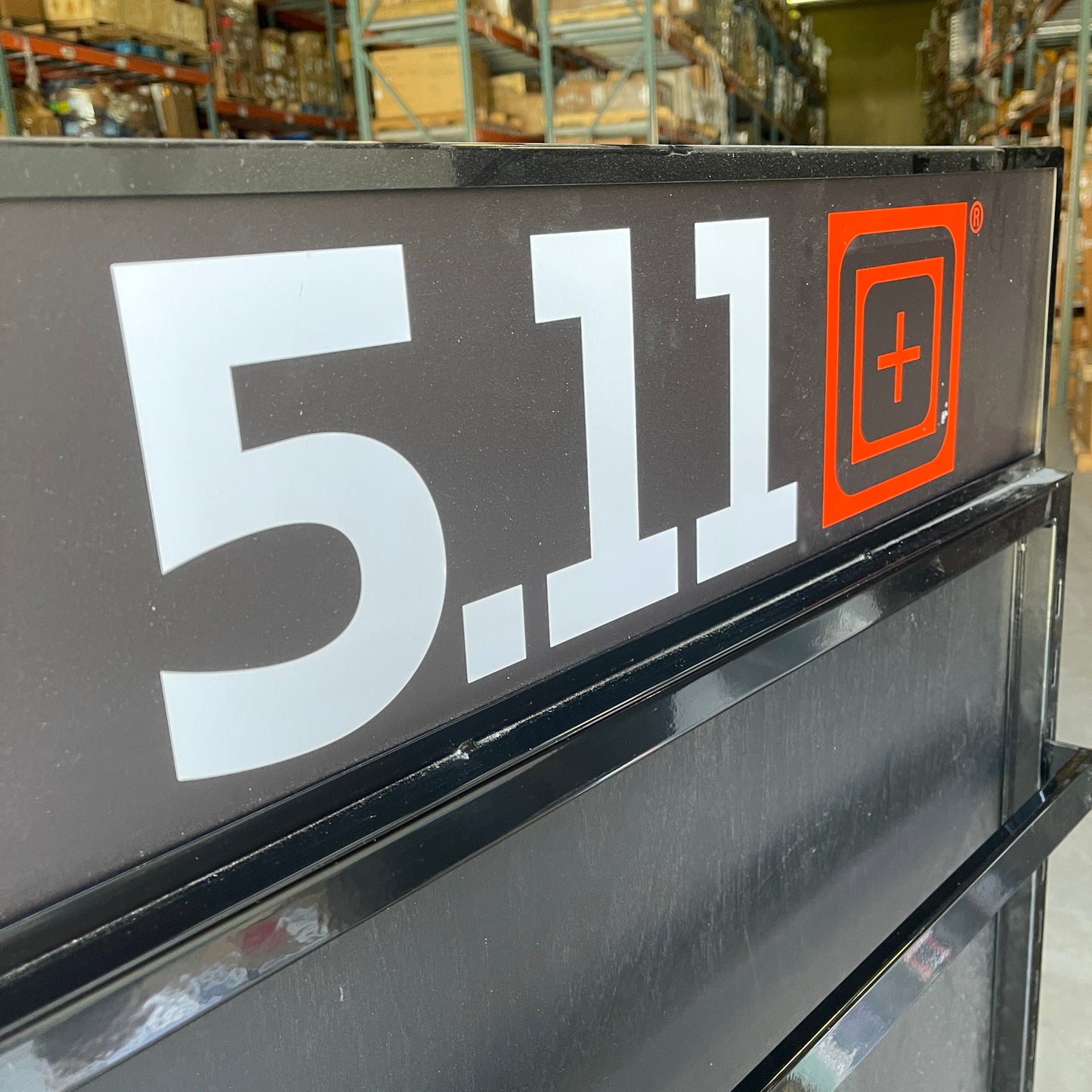 ZA@ 5.11 Branded Store Fixture w/ Castors - Or, Perhaps a Rolling Tool Shelf for Your Garage?!