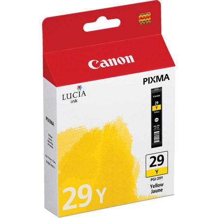 Réservoir d'encre jaune Canon PGI-29 pour Pixma PRO-1