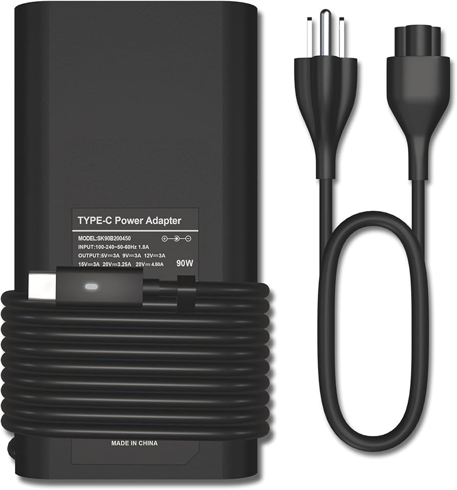 DELL 90W USB-C Slim Power Adapter with 1M Cord (CF2YR)