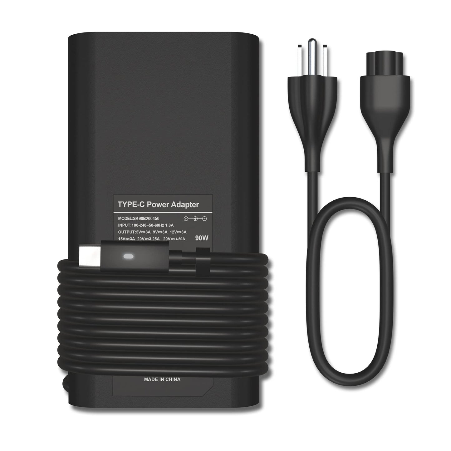 Adaptateur secteur Dell 90 W USB-C Slim avec cordon de 1 m (CF2YR)